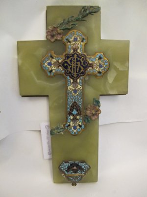 art nouveau crucifix