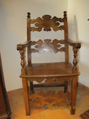  17th Century high chair