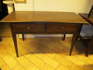 Rectangular chestnut table