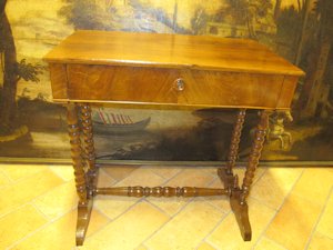 Walnut writing table