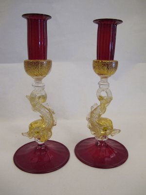 1970's Pair of candlesticks