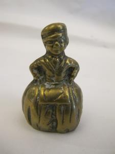 Early mid-twentieth century bell in a lady shape