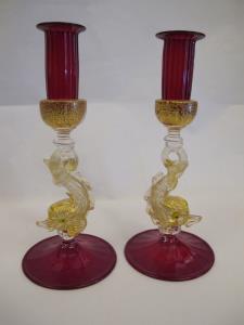 1970's Pair of candlesticks
